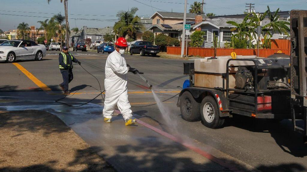 Pressure washing